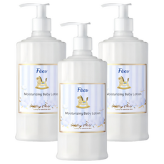 Fees BEBE 嬰兒滋潤保濕乳液, 300ml, 3瓶