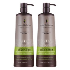 MACADAMIA BEAUTY Professional 超潤澤潤髮乳, 2瓶, 1L
