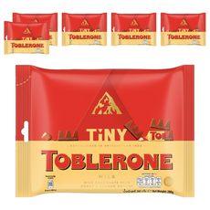 TOBLERONE 瑞士三角迷你牛奶巧克力, 200g, 6袋