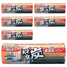 ST 雞仔牌 脫臭炭 衣櫃用, 搭配備長炭與活性炭的消臭劑，強力除臭, 300g, 6盒