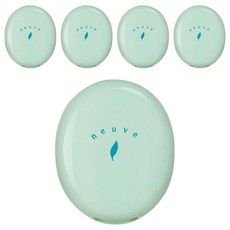 neuve 惹我 清爽吸油蜜粉 特製粉撲 保濕 隔離紫外線 無香料, 單色, 5個