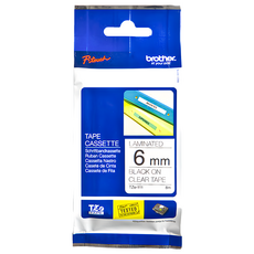 brother 兄弟牌 護貝帶 6mm 黃底黑字, 1個