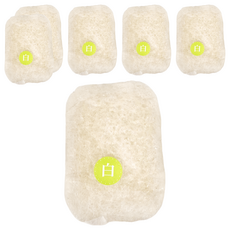 WANOCHIKARA 和之力 蒟蒻QQ海綿全身用 (天然白), 60g, 6.5x9cm, 6個