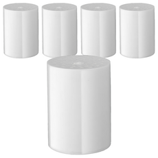 頂級15層除氯濾芯, 5個, 無香 - 有效過濾雜質、氯氣，呵護肌膚，通用多種淋浴設備