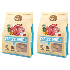 Mr.MEAT 肉鮮生 全齡犬用凍乾主食, 90%新鮮肉, 10%超級食物, 400g, 台灣產, 牛肉, 2包