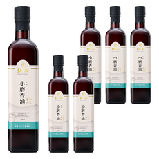 GENG YUAN 耕沅 頂級小磨香油 古法精製 香氣濃郁 各式料理皆適用 讓您輕鬆享受美味佳餚, 500ml, 6瓶