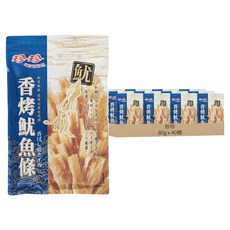 珍珍 香烤魷魚條, 40個, 80g