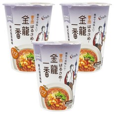 金龍一番 韓式泡菜杯冬粉，附贈精美小叉子, 3入