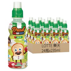 LOTTE 樂天 蘋果味飲料, 235ml, 24瓶
