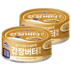 SAJO 鮪魚罐 醬油奶油風味, 2個, 100g