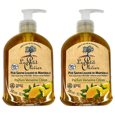 Le Petit Olivier 小橄欖樹 清新草本馬賽液體香皂-檸檬馬鞭草, 法國原裝進口 草本精華, 300ml, 2瓶