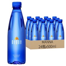 MANNA 飲用天然泉水 24瓶/箱 PH8.4天然弱鹼性, 500ml