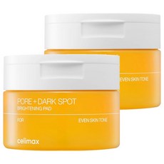 celimax 毛孔清潔亮顏爽膚棉片, 40入, 2件, 100ml