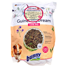 bunny NATURE 德國邦尼 夢想幼天竺鼠 無糖水平咬合高安C配方, 含87種天然草本植物, 1.5kg, 1包