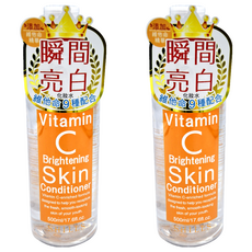 SHILLS 舒兒絲 維他命C高效美白化妝水, 500ml, 2件