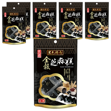 良澔 全穀黑芝麻糕 純素, 155g, 6袋