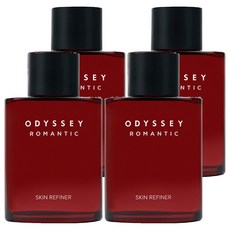 ODYSSEY Romantic系列 男士化妝水 130mL - 清新柑橘花香, 洋甘菊舒緩, 綠茶保濕, 4瓶