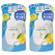 KRACIE 娜艾菩 沐浴乳補充包 清新海泥 360ml 2瓶, 2個