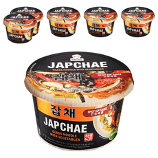 HAN CHEF 韓式 雜菜冬粉 辣味 71.5公克 玻璃麵與蔬菜, 6入