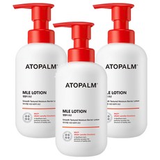 ATOPALM 愛多康 舒敏全效修護乳液 MLE Lotion, Smooth Textured Moisture Barrier Lotion, 300ml, 3瓶