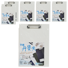 SEASONPaperGift 筆插丹麥夾 A4, 白色, 6個