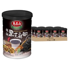馬玉山 核桃黑芝麻糊, 450g, 1入, 12罐