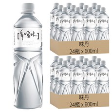 味丹 多喝水 礦泉水, 600ml, 48瓶