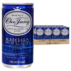 ILHWA 一和 Cho Jung 椒井 碳酸水, 30個, 190ml