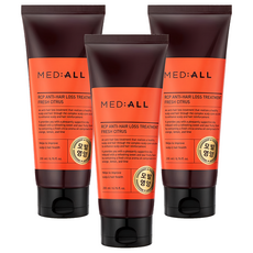 MEDALL RCP植萃精油護髮素 受損髮 深層修護、柔順秀髮 清新柑橘香氛, 200ml, 3條