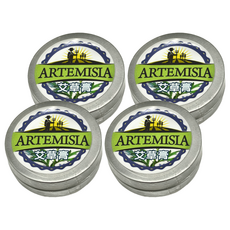 芙玉寶 艾草膏 12g 四入組-舒緩保濕、草本精華, 4個