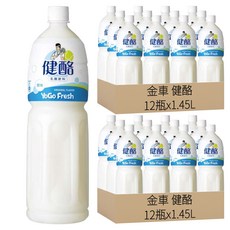 金車 健酪 乳酸飲料 原味, 1.45L, 24瓶