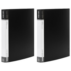 Lan CHYn 連勤牌文具 pp四孔1/d型夾 lc-9004d, 黑色, 2入