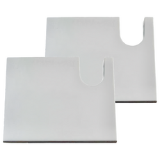 ABEL 力大牌 勻 方寸膠帶台 TD140N, 白色, 2個