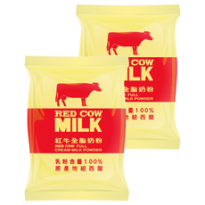 RED COW 紅牛 超濃全脂奶粉, 1kg, 2包