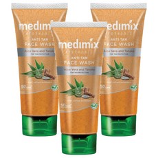 Medimix 阿育吠陀洗顏凝露 淨白 100ml,3條