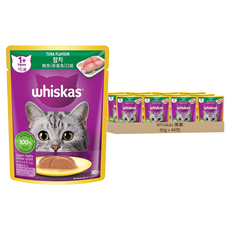 whiskas 偉嘉 妙鮮包, 鮪魚, 80g, 48個