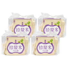 池上鄉農會 刀削麵 拾釐米 (450g/包) - Q彈有嚼勁 快速料理 台灣道地風味, 4包