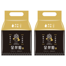 金拌麵 私房麻油刀削麵 4包, 手工日曬風乾, 520g, 2袋