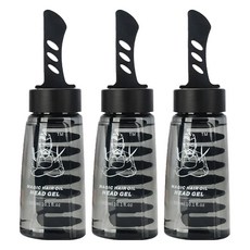 Bermazzi 巴曼姿 一梳酷定型自帶油頭梳保濕髮凍, 3瓶, 300ml