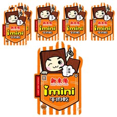 新東陽 I-mini原味牛肉乾 獨立包裝 方便攜帶 嚴選滷汁熬煮 愈嚼愈香 肉片小 好入口, 90g, 6包
