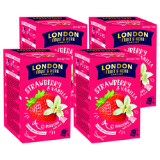LONDON FRUIT&HERB 草莓香草茶 無咖啡因, 2g, 20包, 4盒