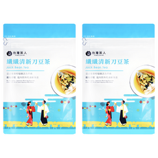 台灣茶人 纖纖清新刀豆茶 濃厚日式焙香, 10入, 4g, 2袋