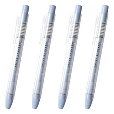 sun-star noc color eraser 按壓出芯橡皮擦, 附筆夾 橡皮擦芯直徑5mm 雙層結構筆身, 天空, 4個