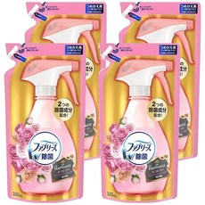 febreze 風倍清 織物除菌消臭噴霧 古典玫瑰 補充包, 320ml, 4包