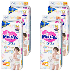 Merries 妙而舒 金緻柔點黏貼型尿布 12~20kg, XL, 176片