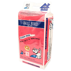 BELL BIRD 潔淨寵物尿墊, 1包, 32片