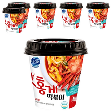 BADABON 韓式辣炒年糕杯裝 紅蟹風味, 6個, 118g