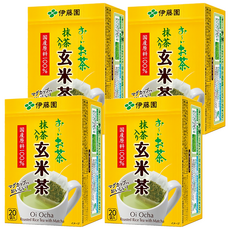 ITO EN 伊藤園 玄米茶, 1.9g, 20包, 4盒
