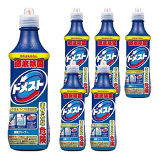 Domestos 多霸道 浴廁除菌清潔劑, 日本原裝進口, 徹底除菌, 去汙, 去異味, 通排水孔, 500ml, 6瓶