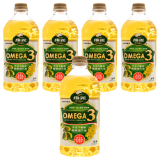 維義 OMEGA3 特級冷壓芥花籽油，低油垢 低油煙 低油爆 全素, 2L, 5瓶